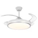 LED luster sa ventilatorom montiran na plafonu – Prikazuje kako uređaj izgleda u stvarnom prostoru
