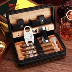 Luksuzni Set za Tompuse – Humidor, Brener Upaljač i Sekač Nož (Cohiba Stil) - Image 3