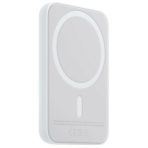 Apple MagSafe Battery Pack - Prikazuje uređaj sa MagSafe tehnologijom na iPhone-u, naglašavajući magnetno pričvršćivanje.