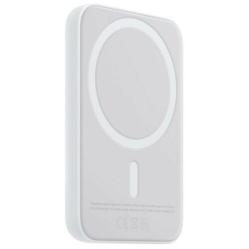 Apple MagSafe Battery Pack - Prikazuje uređaj sa MagSafe tehnologijom na iPhone-u, naglašavajući magnetno pričvršćivanje.