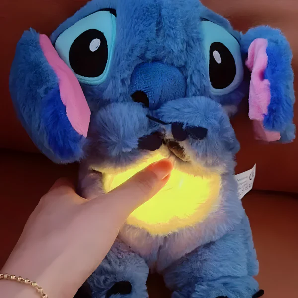 Plišani Stitch koji diše i svetli | Savršen poklon za devojku ili drugaricu