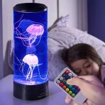 akvarijum LED lampa sa višebojnim svetlom i realističnim meduzama u pokretu