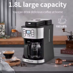 SOKANY 506E grinder – 2 u 1 aparat za mlevenje i kuvanje kafe - Image 2