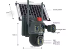 Solarna PTZ kamera sa 4 sočiva – 360° bežični nadzor - Image 2