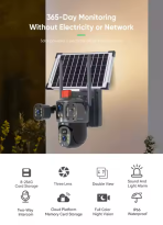 Solarna PTZ kamera sa 4 sočiva – 360° bežični nadzor - Image 3