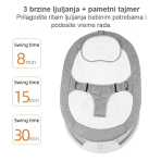 Njihalica - Automatska baby ležaljka za uspavljivanje – električna kolevka i ljuljaška za bebe - Slika 5