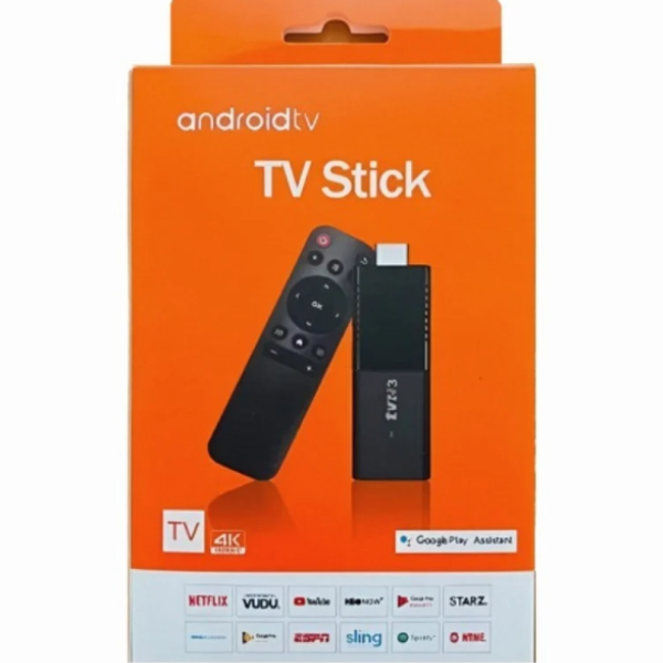 TV Stick pakovanje – Prikazuje kako uređaj izgleda a moze i da omogućuje pristup Netflixu ili YouTube-u na ekranu TV-a.