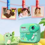 Digitalni dečiji foto-aparat sa štampačem Dino i Jednorog – zabava i kreativnost u tvom djetinjstvu - Image 2