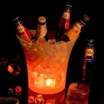 Led kibla u boji u kojoj se nalazi pivo i led