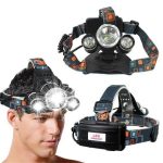 LED čeona lampa na glavi korisnika – idealna za kampovanje i rad u mraku