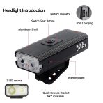 LED Prednje Svetlo za Bicikl – USB Punjivo, Vodootporno i Podesivo - Image 4