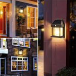 Inteligentna solarna zidna LED lampa – vodootporna IP65, 3 režima osvetljenja, senzor pokreta, za dvorište i fasade - Image 6