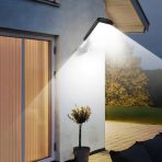Set od 2 solarne zidne LED lampe sa daljinskim upravljačem – IP65, 3 režima osvetljenja, 120 COB dioda - Image 7