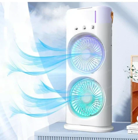 Prenosivi ventilator sa raspršivačem vodene magl