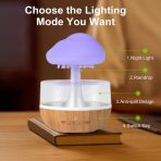 Noćna lampa oblak – LED svetlo sa aromaterapijom i ovlaživačem - Image 2