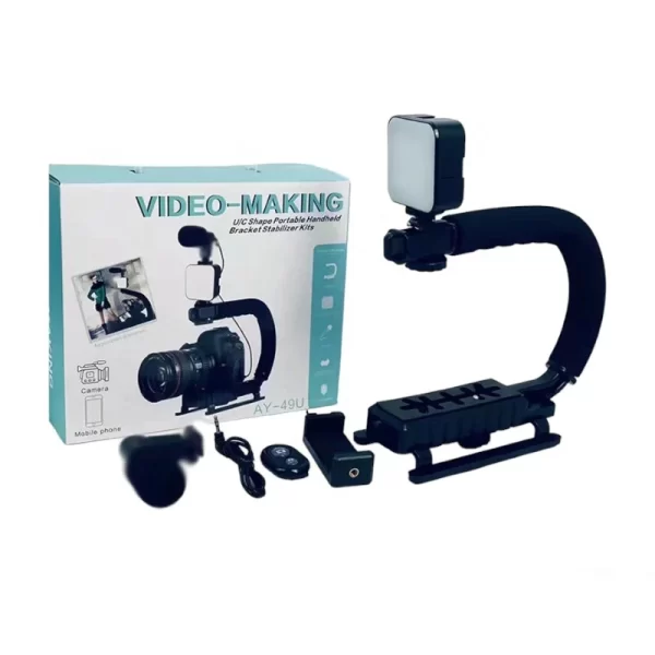 AY-49U Video Making Kit sa držačem kamere i stabilizatorom. i originalnom kutijom