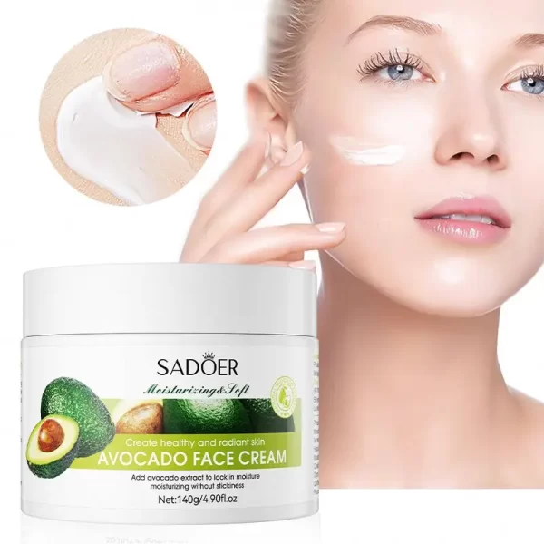 SADOER Avokado Hidratantna Krema za Lice – Dubinska Regeneracija i Nega Kože (Private Label, 50ml) Kratak opis za listing proizvod