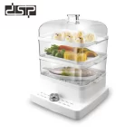 DSP Transparentni Električni Steamer – Vitrina za Hranu sa 3 Sloja, Instant Para u 30 Sekundi