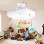 Plafonska lampa sa ventilatorom E27 – svetlo i osveženje u jednom - Slika 4