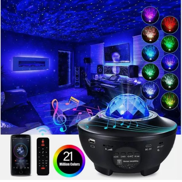 laser lampa u sobi