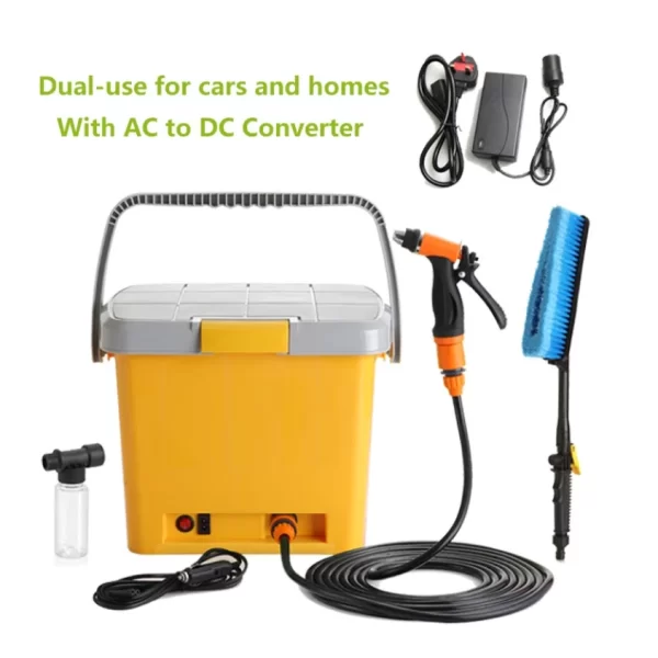 Mini DC12V 20L prenosivi perač pod pritiskom za pranje automobila. sa daodacima za pranje