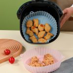 Silikonska posuda za air fryer – otporna na toplotu, nelomiva, sa ručkom - Image 2