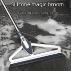 Magic Broom u upotrebi na podu – uklanjanje vode i mrlja bez tragova.