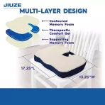 Orthopedic memory foam seat – jastuk sa gelom za bolju podršku i ublažavanje bola - Slika 6