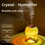 Ultrazvučni Ovlaživač Vazduha sa Drvenim Postoljem i LED Atmosfera Lampom – 2.5L Kapacitet | Aromaterapija i Noćno Svetlo - Image 2