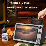 Retro TV Stalak sa Uveličavajućim Ekranom za Mobilni Telefon – Projektor i uveličivač prikaza - Image 2