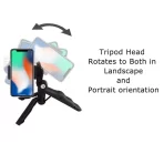 Vlogging i Live Streaming Kit sa LED Svetlom, Mikrofonom i Tripod Stalakom za Telefon - Image 3