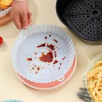 Silikonska posuda za air fryer – otporna na toplotu, nelomiva, sa ručkom - Image 3