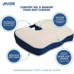 Orthopedic memory foam seat – jastuk sa gelom za bolju podršku i ublažavanje bola - Slika 3
