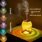 Ultrazvučni Ovlaživač Vazduha sa Drvenim Postoljem i LED Atmosfera Lampom – 2.5L Kapacitet | Aromaterapija i Noćno Svetlo - Image 3