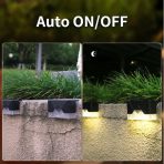 LED solarna lampa  – L-oblik, toplo bela svetlost - Image 4