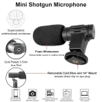 Vlogging i Live Streaming Kit sa LED Svetlom, Mikrofonom i Tripod Stalakom za Telefon - Image 4