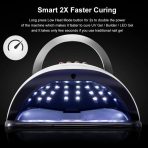 SunX6Max 256W Profesionalna UV LED Lampa za Nokte – Brzo Sušenje i Punjenje + Držač za Telefon - Image 4