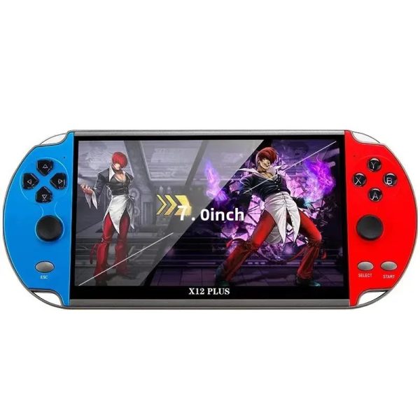 X12 Plus Ručna Konzola sa 7-inčnim HD Ekranom – Retro Igre, Dual Joystick