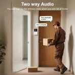 Tuya bežično pametno video zvono sa 2.4G WiFi, noćnim vidom, 2-kanalnim audio sistemom i cloud storage opcijom za sigurnost doma - Image 4