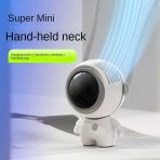 Portabilni Ručni Ventilator Astronaut – 3 Brzine, USB Punjenje, Mini Ventilator za Oko vrata, Idealno za Studente i Poklone - Image 2