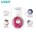 VGR V-706 Profesionalni električni epilator – punjiv i praktičan za dame - Slika 3