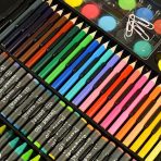 Set za Slikanje i Crtanje – 150 Delova u Poklon Kutiji | Komplet za Decu, Učenike i Početnike - Image 4