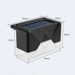 LED solarna lampa  – L-oblik, toplo bela svetlost - Image 3