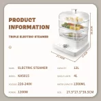 Parna Kupka za Kosu – Mini Električni Steamer za Negu i Obnavljanje Kose kod Kuće i u Salonu - Image 6