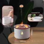 Mini Ovlaživač Difuzor sa Efektom Vulkanskog Plamena za Opuštajuću Atmosferu u Dnevnoj Sobi, Kancelariji i Teretani - Image 4