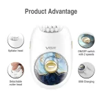 VGR V-706 Profesionalni električni epilator – punjiv i praktičan za dame - Slika 2