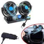 Električni ventilator za auto sa rotacijom od 360 stepeni – moćan i podesiv - Image 2