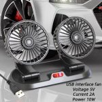 ventilator sive boje u garazi pored auta