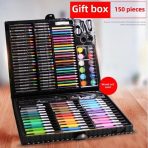 Set za Slikanje i Crtanje – 150 Delova u Poklon Kutiji | Komplet za Decu, Učenike i Početnike - Image 7