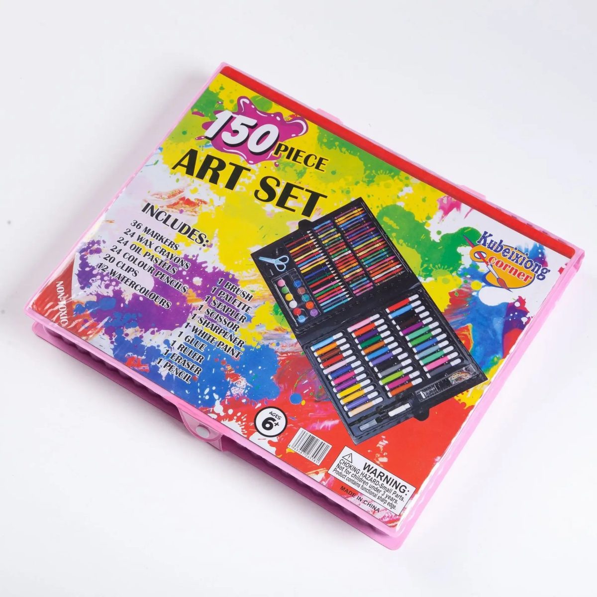 Set za Slikanje i Crtanje – 150 Delova u Poklon Kutiji | Komplet za Decu, Učenike i Početnike - Image 8